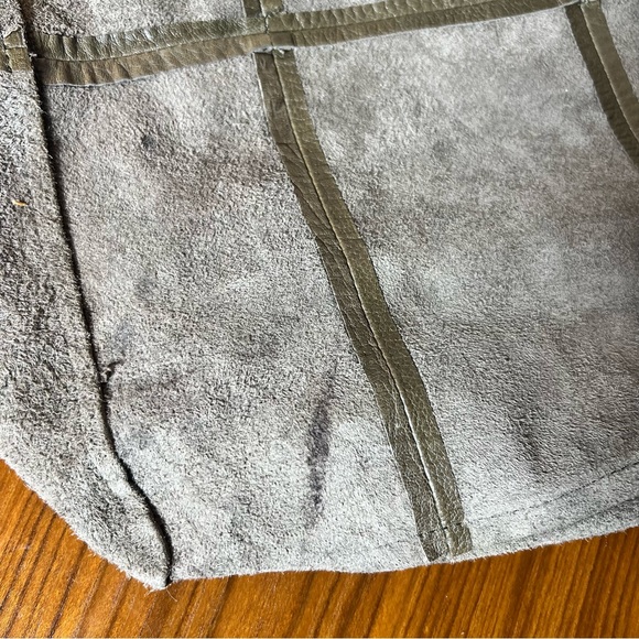 Day & Mood Green Heather Leather tote Bag Great Condition - Picture 11 of 13